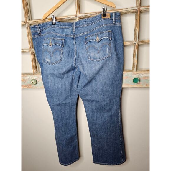 LEVIS Boot Cut 590 Jeans Medium Wash Ladies size 22M - Picture 6 of 7